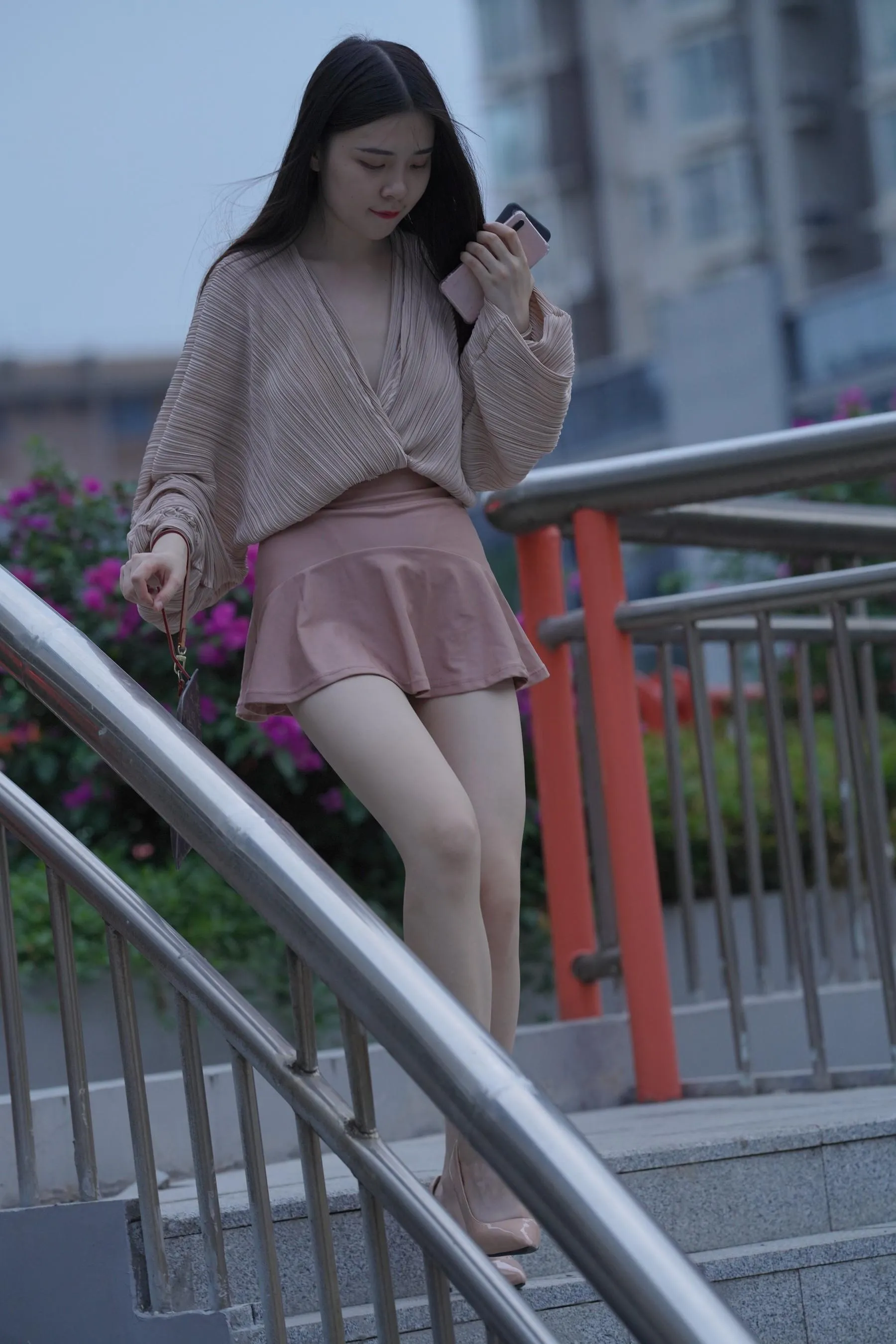 魔镜街拍 NO.167 可爱的粉色短裙小姐姐 [495P]插图7